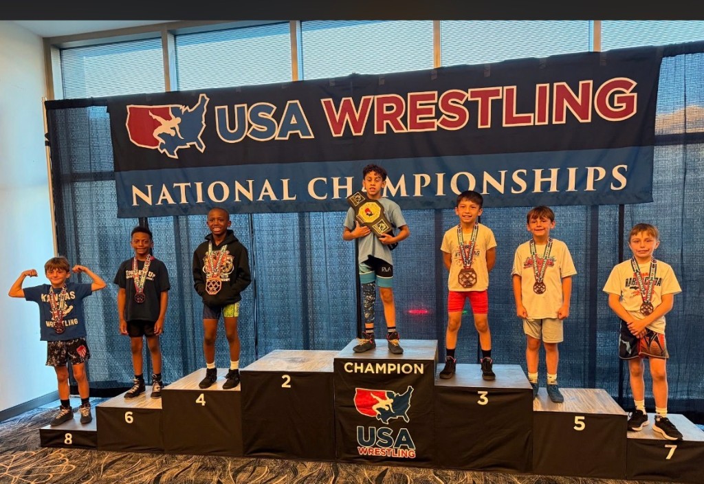 Elijah Jean Paul — 4th place at 2025 USA Wrestling Kids Nationals, Cedar Rapids IA